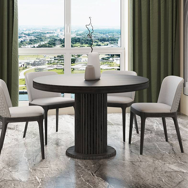 Стол Denver 110, круглый, шпон - Вид 4