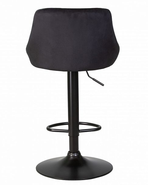 Стул барный DOBRIN LOGAN BLACK (черный велюр (MJ9-101)) - Вид 7