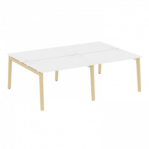 Рабочая станция "Onix wood" OW.D.RS-4.2.8 белый/дуб светлый - Вид 1