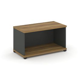 Concept Стеллаж 1 широкая секция, 1 ниша CN.STS-110 Сандал Янтарный/Антрацит/Металл Антрацит 836*420*450 - Фото предпросмотра