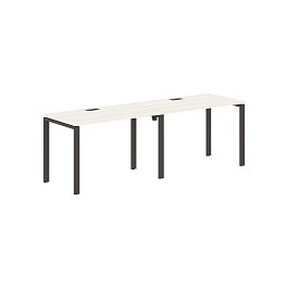 Стол 2-х местный EUWST 2367 Ясень Траун/Мокко 2326х670х750 EDIS - Фото предпросмотра