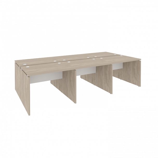 Рабочая станция "Onix" O.D.RS-6.1.7 дуб аттик/белый - Вид 1