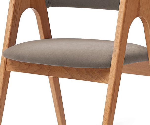 Стул деревянный Кайто Бук натуральный/Латте - Вид 6