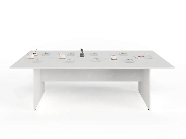 ЛАЙТ / LIGHT RLG009-24x12 Конференц-стол 240x120x75 Белый - Вид 2