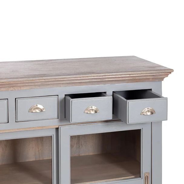 Комод Secret de Maison Брайтон/Brighton (мод. OD-003), дерево акации/дерево манго/МДФ, Antique grey/grey wash - Вид 9