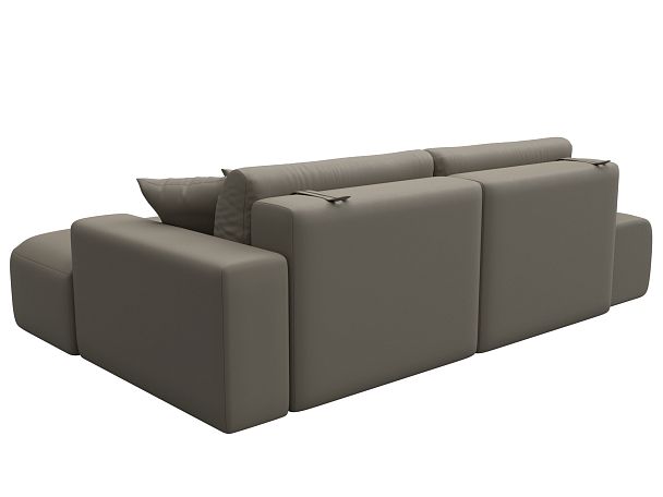 Диван угловой Лига-036 НПБ Модерн правый угол Экокожа бежевый - Вид 6