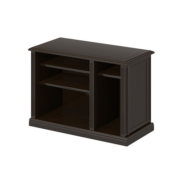 Компьютерный стол руководителя "Версаль"  ПК-ВР-СТК110Х55-В1-974 темный орех - Вид 1