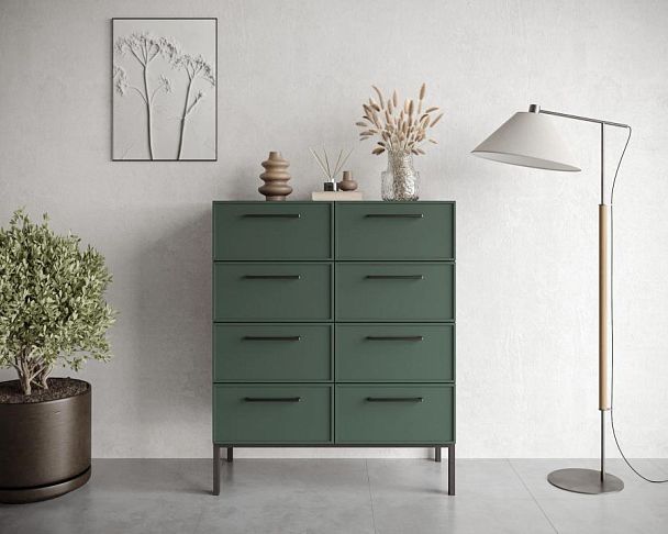 Комод на восемь ящиков Nicole арт NEM20G - Вид 5