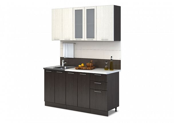 Кухня 1600 ХМ-018 - Вид 1