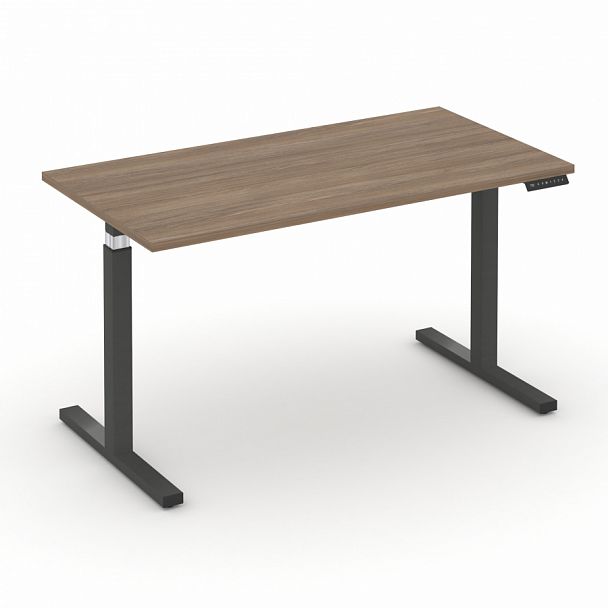Стол электроподъемный "MOVE UP" MV.SE-3.7 Антрацит металл / Дуб Аризона - Вид 1