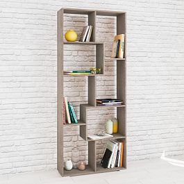 Стеллаж Ромео-8 (800*1900*250) ясень анкор темный - Фото предпросмотра