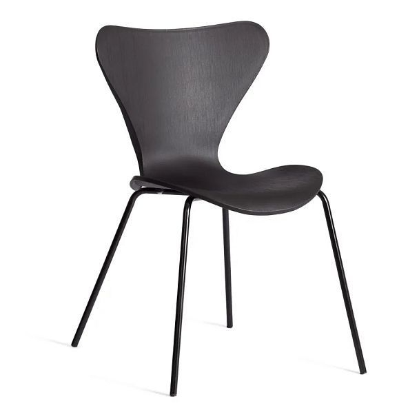 Стул Якобсен/Jacobsen (мод.DC 102-1)2 шт. в упаковке, пластик/металл, Black (Черный) / Black (Черный) - Вид 1