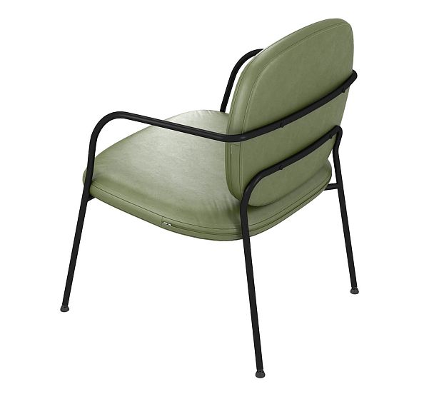 Кресло Sheffilton SHT-AMS121 оливковый/черный матовый - Вид 5