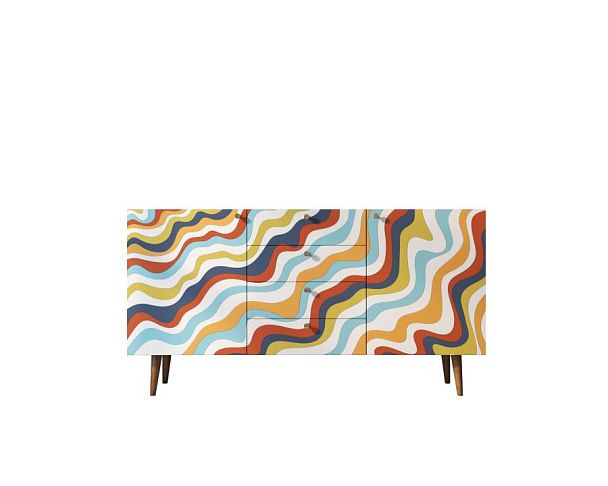 Комод Berber с ящиками принт 21 арт BB14/Print_21 - Вид 1