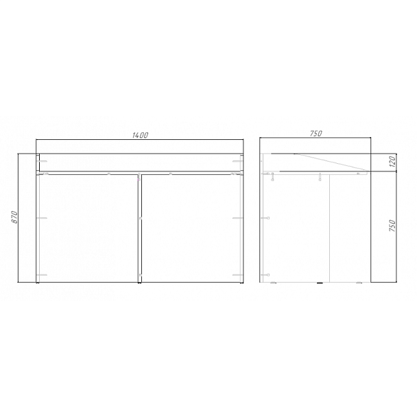 Стол для президиума - Вид 2