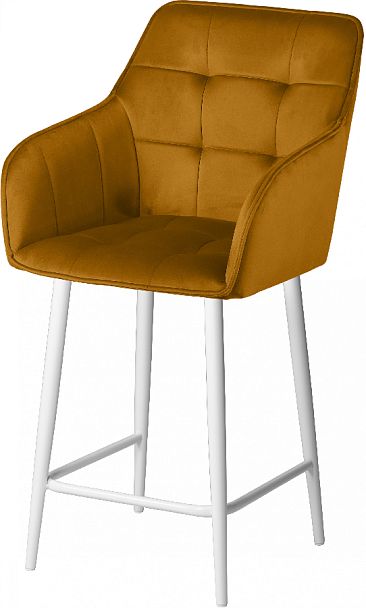 Комплект полубарных поворотных кресел Мони К, Confetti chai tea/белый, 3 шт. - Вид 2