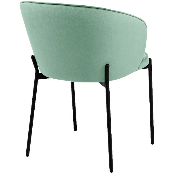 Стул кухонный Миэль мятный велюр/черный - Вид 4