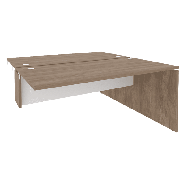 Onix Стол-приставка двойной к опорным элементам O.D.SPR-4.8 Дуб аризона/Белый бриллиант 1580*1635*750 - Вид 1
