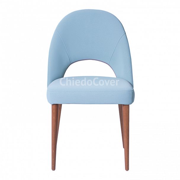 Стул Маллин, ножки бук, велюр небесно-голубой - Вид 4