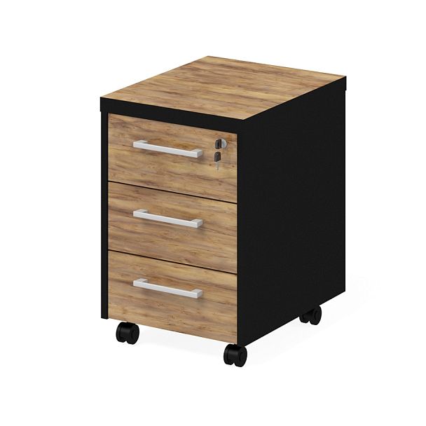 Тумба мобильная "Парламент"  ПК-ПРЛ-ТММ43Х53-В1-1078 таксония медовая - Вид 1