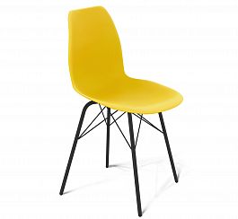 Стул Sheffilton SHT-ST29/S64 желтый ral 1021/черный муар - Фото предпросмотра