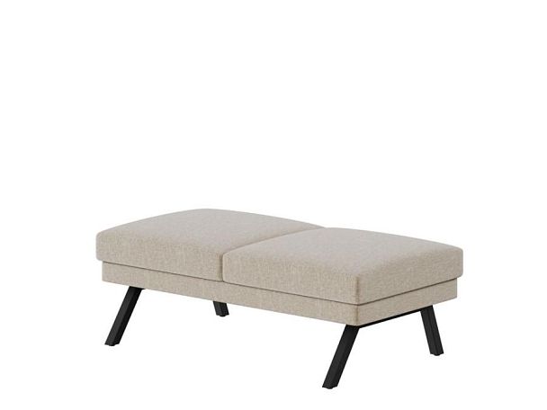 Aldo Банкетка двухместная ALD-04 Сан 03/Металл Черный 1430*680*470 - Вид 1