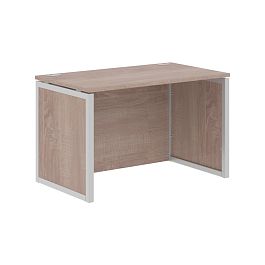 Стол прямой XQPST 127H Дуб Сонома/Алюминий 1200х700х750 XTEN-QP - Фото предпросмотра