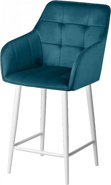 Комплект полубарных поворотных кресел Мони К, Confetti izumrud/белый, 4 шт. - Вид 2