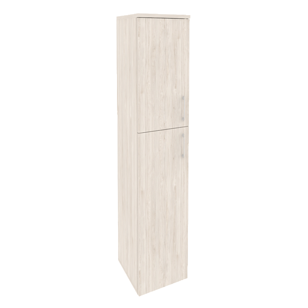Onix Шкаф высокий узкий левый O.SU-1.8 (L) Денвер светлый 400*420*1977 - Вид 1