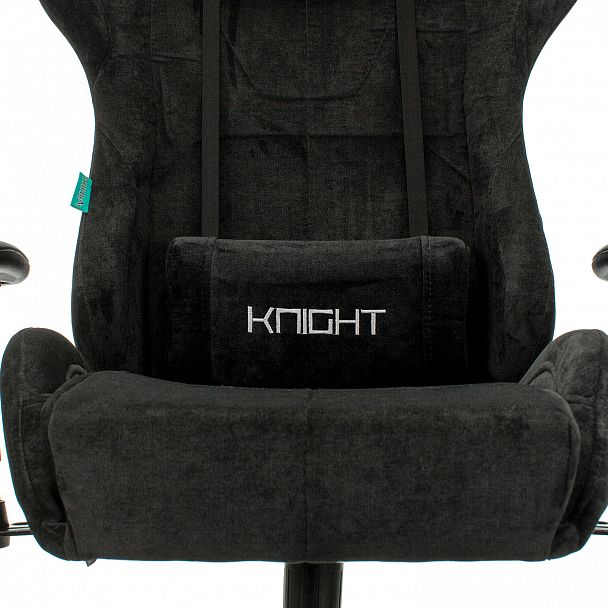 Кресло компьютерное Zombie VIKING KNIGHT, 2 подушки, ткань, черное, 1379928 - Вид 14