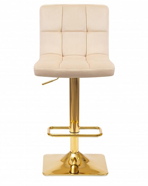 Стул барный DOBRIN GOLDIE (бежевый велюр (MJ9-10)) - Вид 6