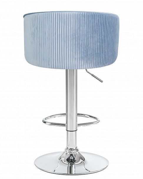 Стул барный DOBRIN DARCY (серо-голубой велюр (1922-6)) - Вид 5