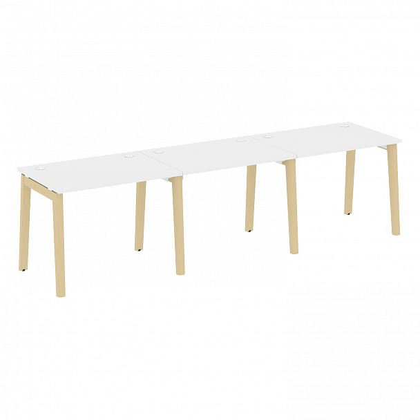 Рабочая станция "Onix wood" OW.RS-3.1.7 белый/дуб светлый - Вид 1