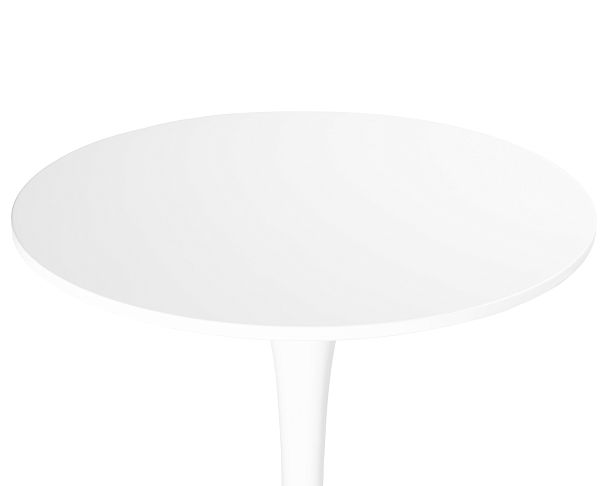 Стол барный MIA BAR (белая столешница, белое основание) - Вид 3