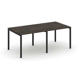 Concept Стол переговорный (2 столешницы) CN.PRG-021 Дуб Мали/Металл Черный 1960*980*750 - Фото предпросмотра