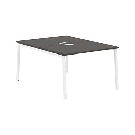 Стол 2-х местный ELWST 1116 Мокко/Белый 1160х1606х750 EDIS - Фото предпросмотра