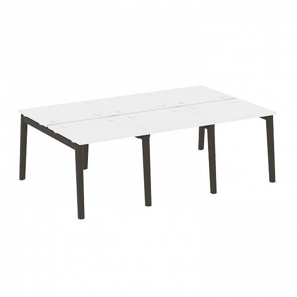 Рабочая станция "Onix wood" OW.D.RS-6.0.7 белый/дуб темный - Вид 1