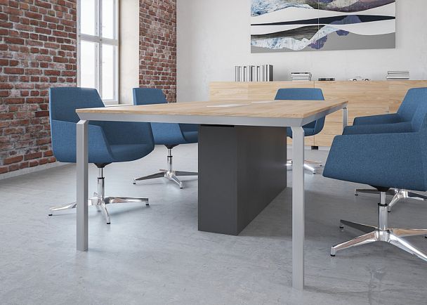 Тумба опорная 1 Oliver 430x800x569 / корпус: дуб табак, фасады: дуб табак - Вид 10