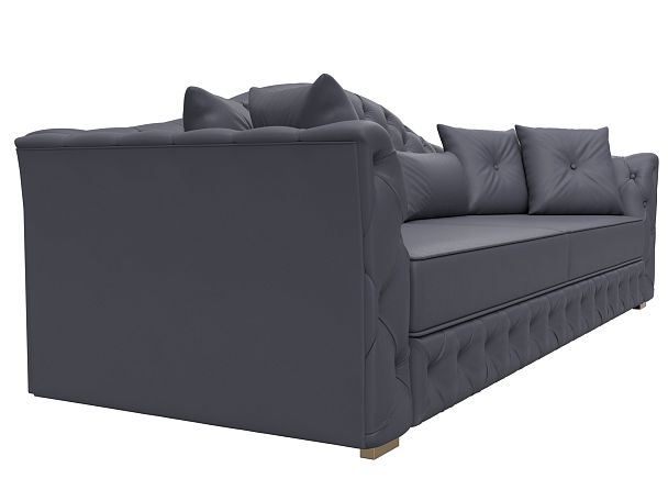 Диван прямой Артис Экокожа серый - Вид 3