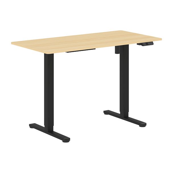 Стол письменный AT-002.1 Дуб Светлый/Черный 1200х600х720-1180 XTEN-UP - Вид 1