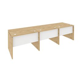 Onix Рабочая станция O.RS-3.1.8 Тиквуд светлый/Белый бриллиант 2940*800*750 - Фото предпросмотра