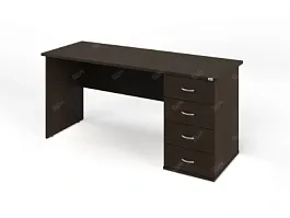 ЛАЙТ / LIGHT RRG007-16x6R Однотумбовый стол 160x60x75 Венге - Фото предпросмотра