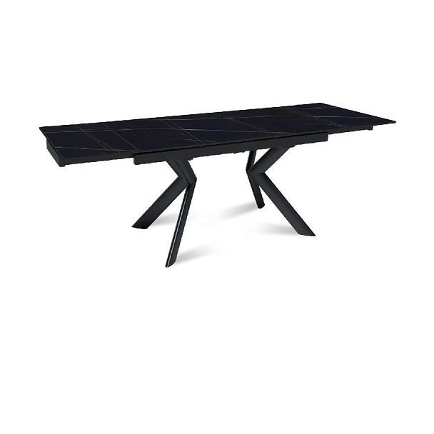 Стол раскладной Bridge (140+40+40), керамика матовая Black Gold - Вид 4