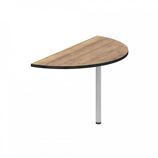 Брифинг приставка, столешница 25 мм "Логистика"  ПК-ЛОГ-ПР120Х60БН/Т/25-В1-1078 таксония медовая+черный - Вид 1