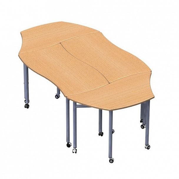 Стол ученический трансформер "Облачко" (3-7 гр.) - Вид 2