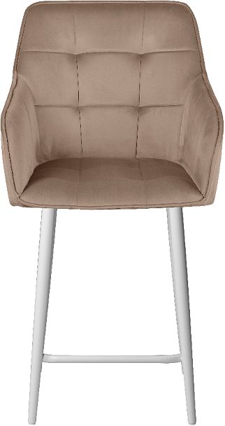 Комплект полубарных поворотных кресел Мони К, Confetti latte/белый, 4 шт. - Вид 3