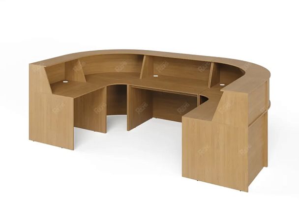 ЛАЙТ / LIGHT RLG071 Симметричный ресепшн 320x180x115 Бук - Вид 2