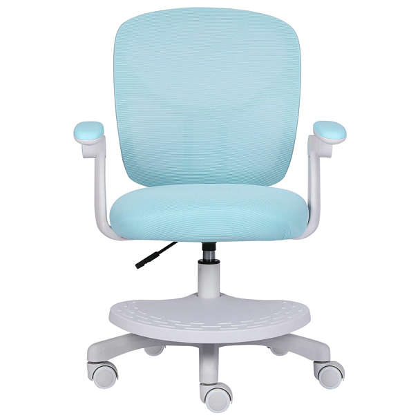 Кресло детское с подставкой для ног BRABIX "Toy MG-205", сетка/ткань TW, голубое, 533152 - Вид 3