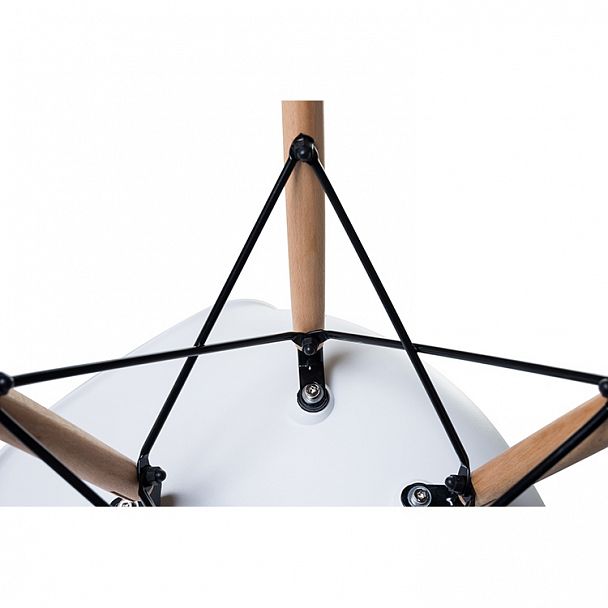 Стул обеденный LMZL-PP623 (ножки светлый бук, цвет сиденья белый) - Вид 7