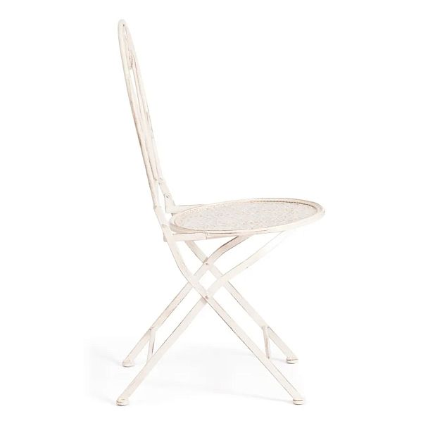 Стул Лав Чаир/Love Chair (PL08-11140), стальной сплав, античный белый - Вид 2
